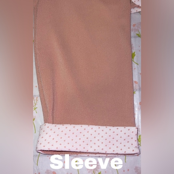 Faith and Joy Women’s Pink Polka Dot Blouse (NEW) - Picture 5 of 9